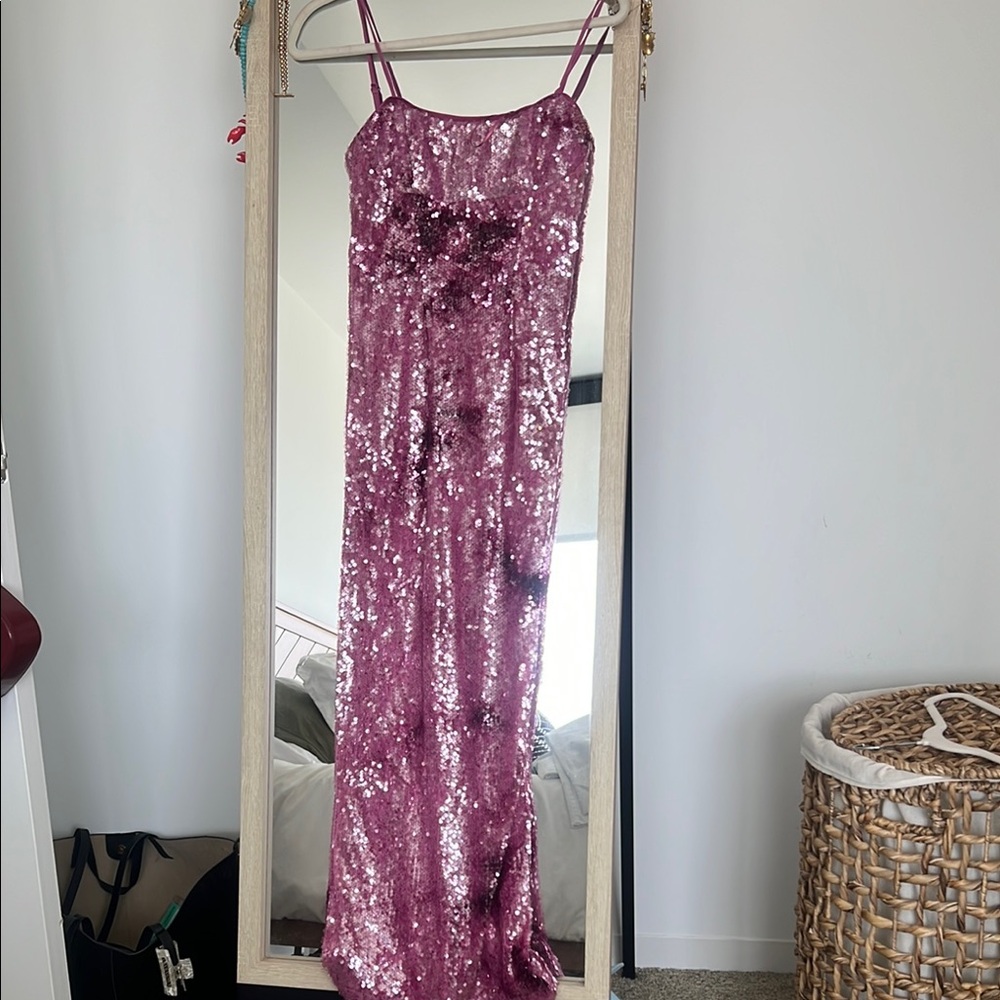 NWT Bardot Pink Sequin Dress